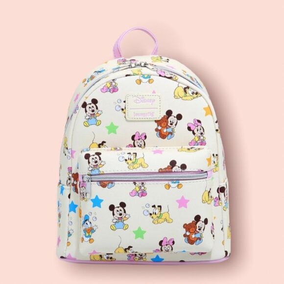 Loungefly Baby Mickey backpack + cardholder - Picture 1 of 4